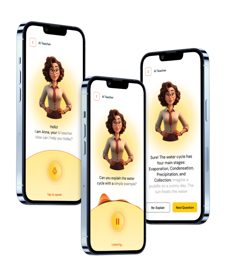 AI Teacher Interface